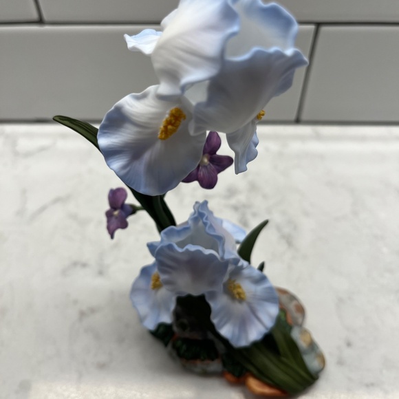 Lenox Iris Germanica Bone China Flower | #372668222 Lenox Bone China Iris Germanica Flower Sculpture